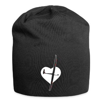 Glider Gliding Gliding Glider Flying - Jersey Beanie - black - Front