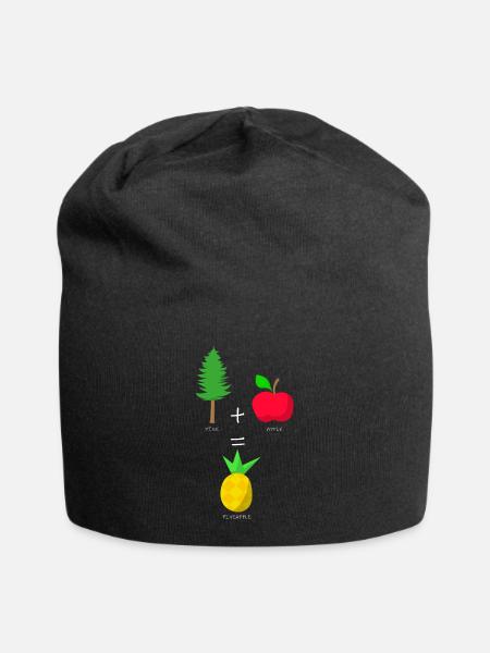 KIEFER+APFEL=ANANAS - Jersey-Beanie - Schwarz