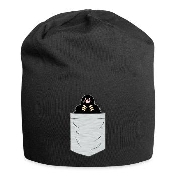 Poche poitrine Mole - Bonnet en jersey - noir - Devant