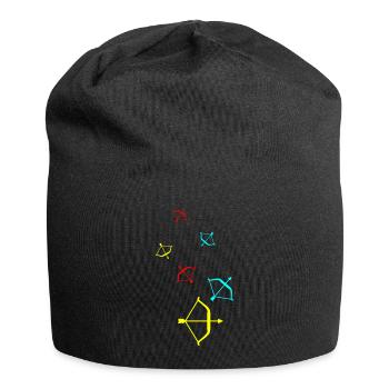 Bow and arrow - Jersey Beanie - black - Front