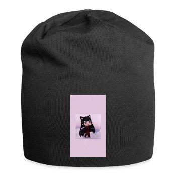 cloudy gacha - Jersey Beanie - black - Front