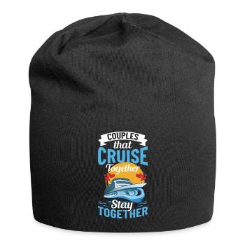 Cruise Ship Cruise Cruise Cruise - Jersey Beanie - black - Front