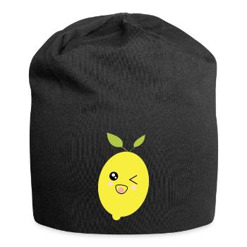 Kawaii Lemon Kawaii Fruits Kawaii Fruit - Jersey Beanie - black - Front