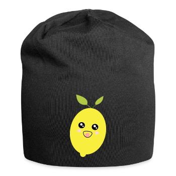 Kawaii Lemon Kawaii Fruits Kawaii Fruit - Jersey Beanie - black - Front