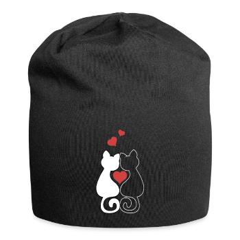 Cats Dear Cat Mama Cat Owners - Jersey Beanie - black - Front