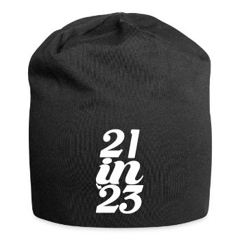 Cadeau 21e anniversaire 21 ans Hommes & Femmes - Bonnet en jersey - noir - Devant