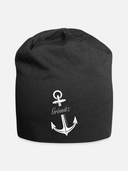 Grömitz - Jersey-Beanie - Schwarz