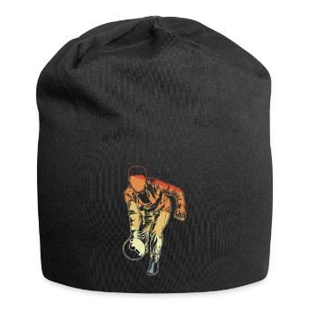 Vintage Bowler - Jersey Beanie - black - Front