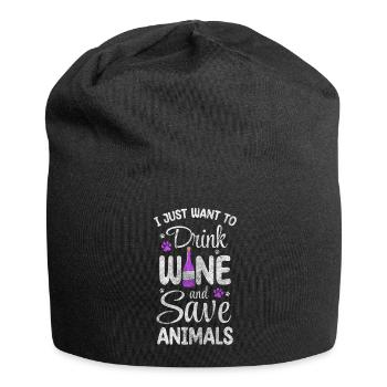 Tierfreund Naturschutz Retter Bewegung - Jersey-Beanie - Schwarz - Vorne