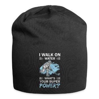 Hockey Ice Skating Sports Winter Sports - Jersey Beanie - black - Front