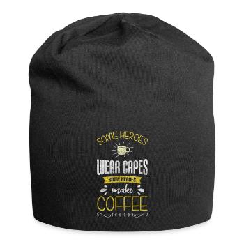 Barista portafilter espresso coffeeshop - Bonnet en jersey - noir - Devant