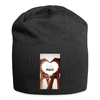 Plus de guerre - Bonnet en jersey - noir - Devant