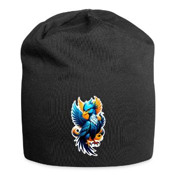 Phönix - Phönix - Feuervogel - Jersey-Beanie - Schwarz - Vorne