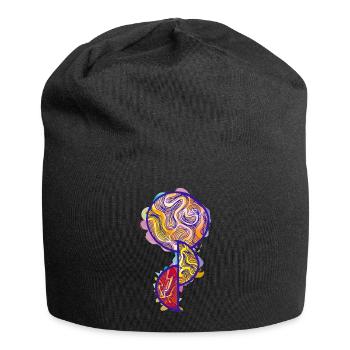 Organ Donation Tattoo Symbol - Jersey Beanie - black - Front