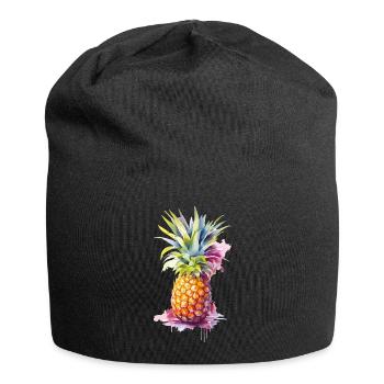 ananas - Bonnet en jersey - noir - Devant
