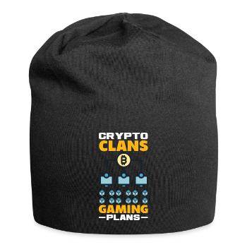 Cryptocurrency Rewards Gaming Blockchain Gamer - Jersey-Beanie - Schwarz - Vorne