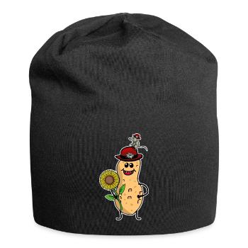 Peanut Peanuts Birthday Birthday Gift - Jersey Beanie - black - Front