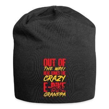 Electric Bike Cycling Biker E-Bike - Jersey Beanie - black - Front