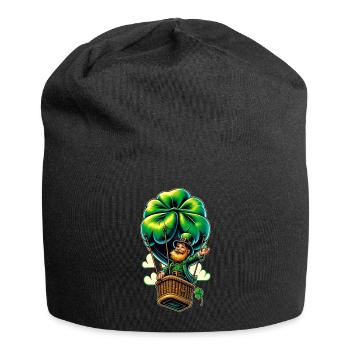 Leprechaun en ballon (Leprechaun irlandais) - Bonnet en jersey - noir - Devant