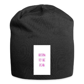 Blue Sea Nature Good morning Instagram Story - Jersey-Beanie - Schwarz - Vorne