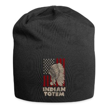 Ureinwohner Wächter Freiheit Gott - Jersey-Beanie - Schwarz - Vorne