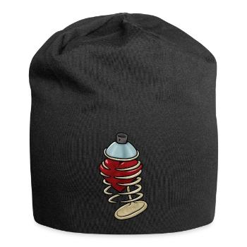 Aérosol Bombe Cœur - Bonnet en jersey - noir - Devant