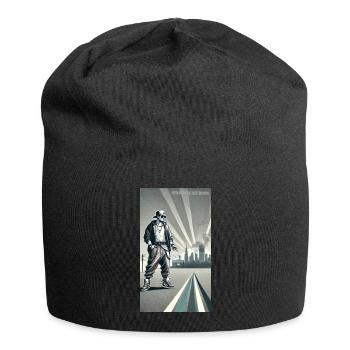 Hiphoper 127 0 0 1 is my hood - Jersey-Beanie - Schwarz - Vorne