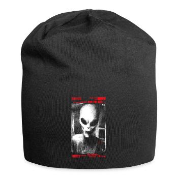 Have you seen this creature? - Jersey Beanie - black - Front