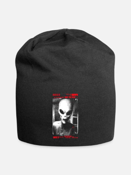 Have you seen this creature? - Jersey-Beanie - Schwarz