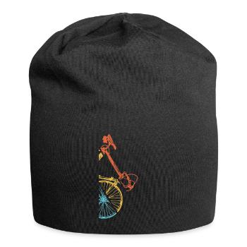 Vélo De Route Cycliste Cyclisme Super Vintage - Bonnet en jersey - noir - Devant