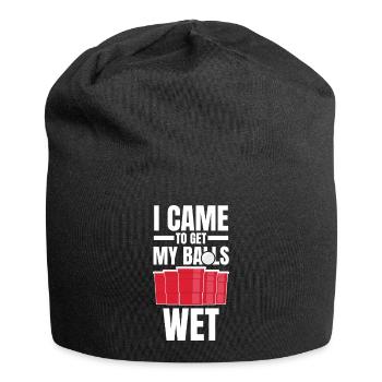 I Came to Get My Balls Wet Graphic - Jersey-Beanie - Schwarz - Vorne