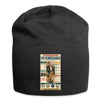 Der Schürzenjäger – jede Flirtchance zählt - Jersey-Beanie - Schwarz - Vorne