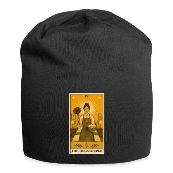 Gouvernante | Tarot domestique - Bonnet en jersey - noir - Devant