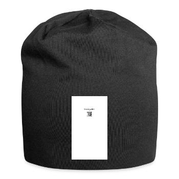 Das Leben ist, was du es backst Mixer-Design - Jersey-Beanie - Schwarz - Vorne