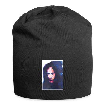 Original Art Print "Zume" - Jersey Beanie - black - Front