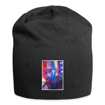 Original Art Print "LSD" - Jersey Beanie - black - Front