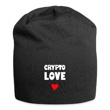 Crypto Love - Jersey-Beanie - Schwarz - Vorne