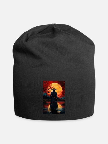 Samurai - Jersey-Beanie - Schwarz