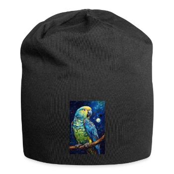 Perroquet - Bonnet en jersey - noir - Devant