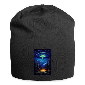 UFO - Jersey-Beanie - Schwarz - Vorne