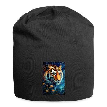 tigre - Bonnet en jersey - noir - Devant