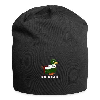Medication duck - Jersey Beanie - black - Front