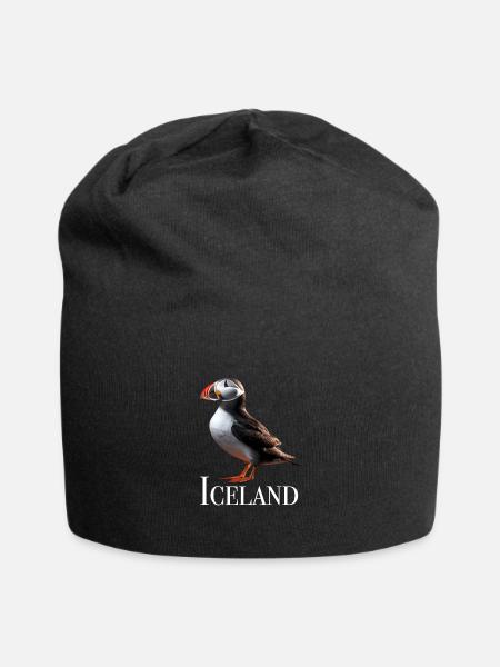 Iceland Puffin - Jersey-Beanie - Schwarz