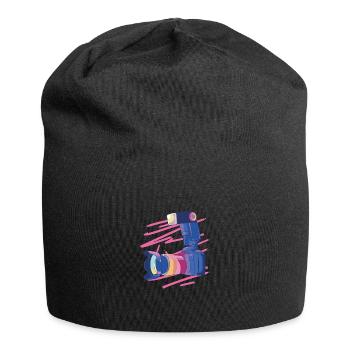 Fotograf Fotografie Kamera Objektiv Fotografin - Jersey-Beanie - Schwarz - Vorne