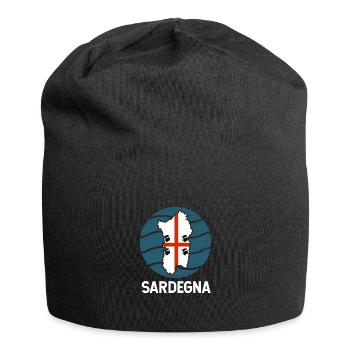 Drapeau de la Sardaigne - Bonnet en jersey - noir - Devant