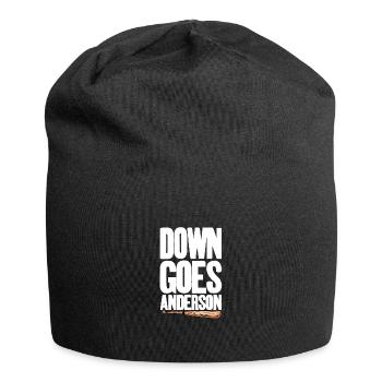 Down Goes Anderson Viral Baseball - Bonnet en jersey - noir - Devant