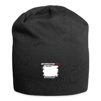 Bike Motorrad Biker Tour 2024 lustige Geschenkidee - Jersey-Beanie - Schwarz - Vorne