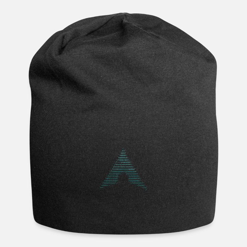 arch linux blau vintage - Jersey-Beanie - Schwarz