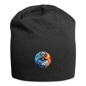 Yin Yang - Jersey Beanie - black - Front