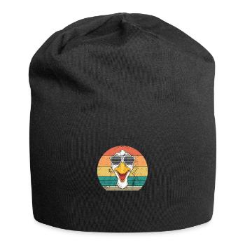 Gans - Jersey-Beanie - Schwarz - Vorne